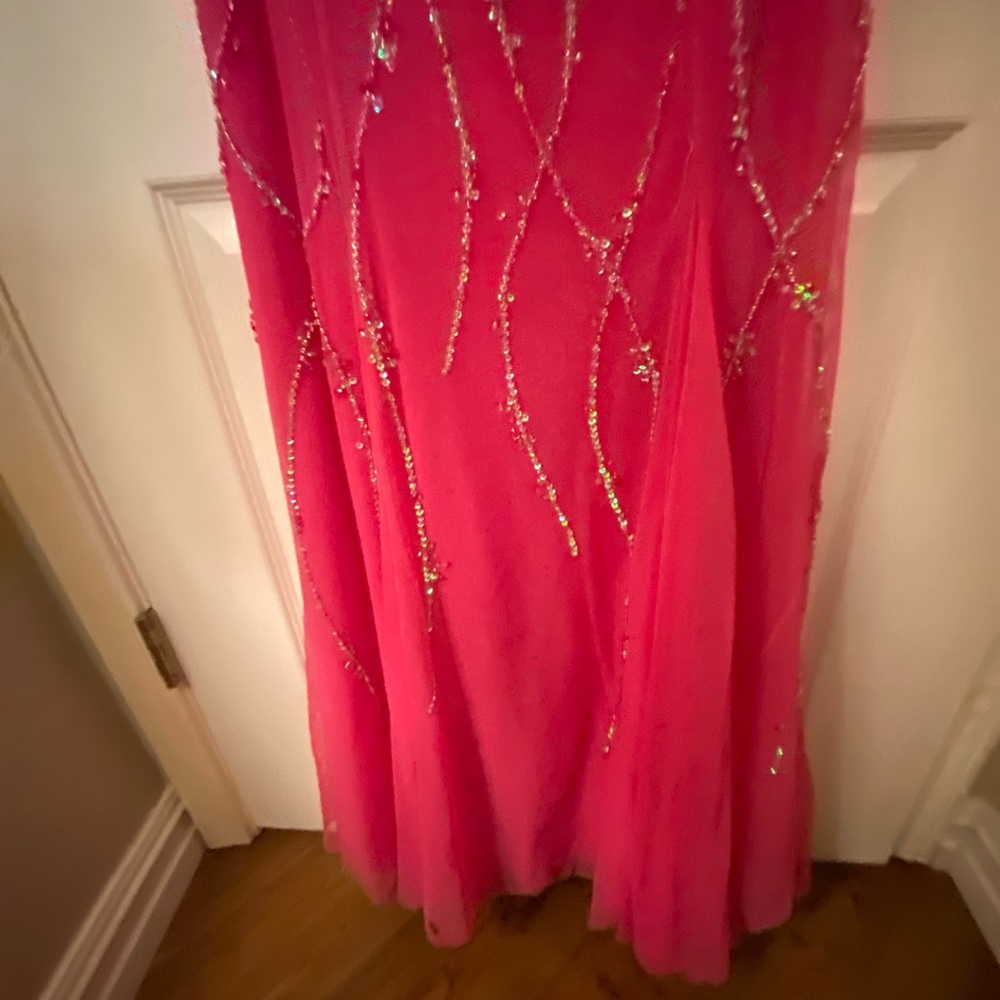 Sean Collection, Hot Pink Sequin Dress, Size M - Picture 4 of 8